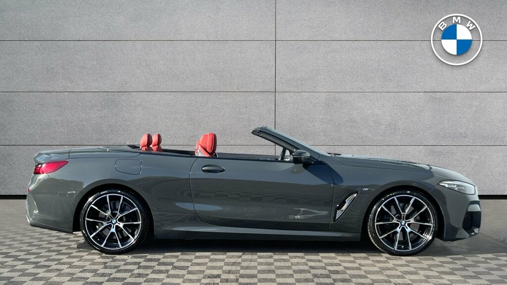 BMW 8 Series 840I Convertible Grey #6