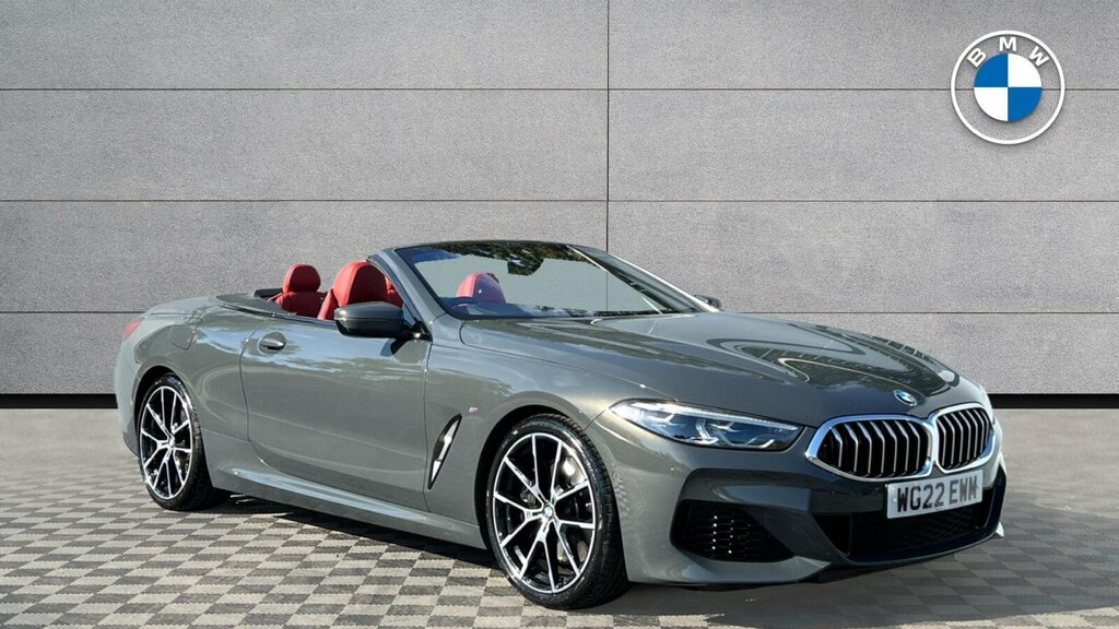 BMW 8 Series 840I Convertible Grey #2