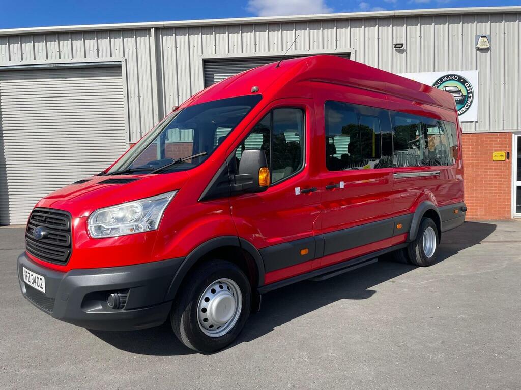 Ford Transit Custom 2.2 Tdci 460 Hdt Trend L4 H3 17 Seats Red