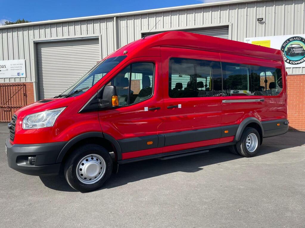 Ford Transit Custom 2.2 Tdci 460 Hdt Trend L4 H3 17 Seats Red #3