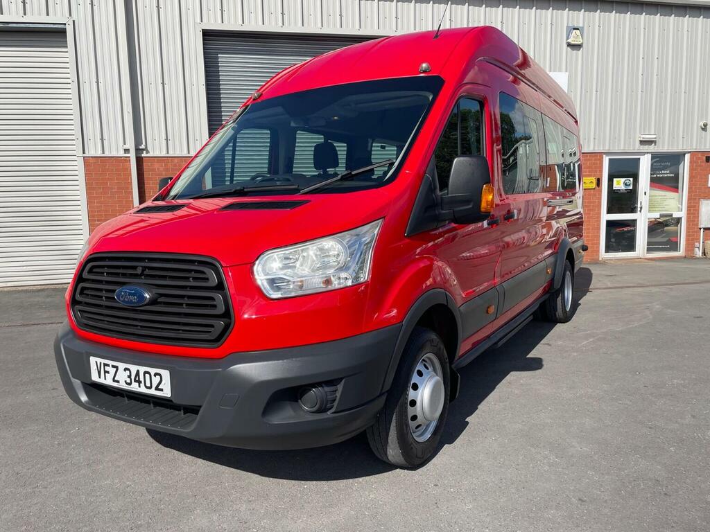Ford Transit Custom 2.2 Tdci 460 Hdt Trend L4 H3 17 Seats Red #5