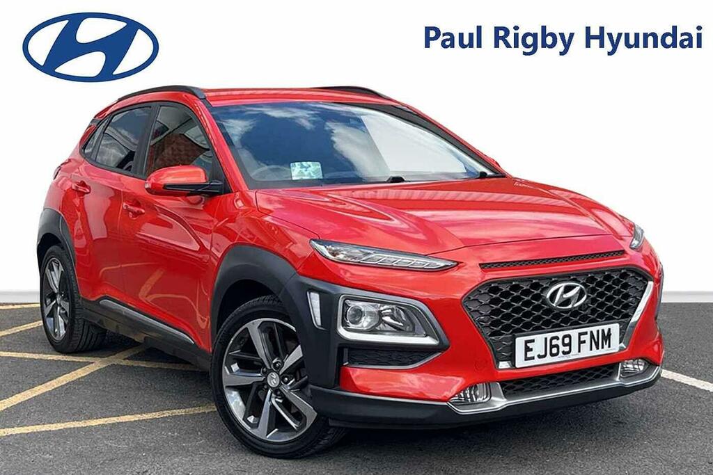 Hyundai Kona 1.0 T-gdi Blue Drive Premium Se EJ69FNM Orange
