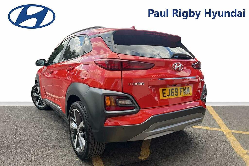 Hyundai Kona 1.0 T-gdi Blue Drive Premium Se EJ69FNM Orange #3