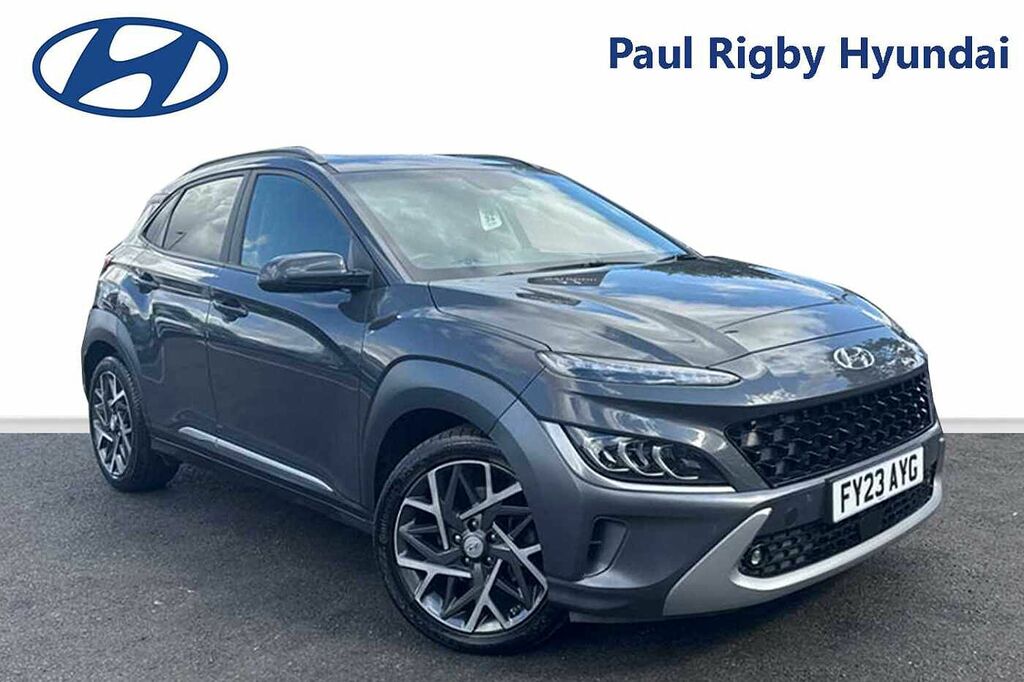 Hyundai Kona 1.6 Gdi Hybrid Ultimate Dct FY23AYG Grey