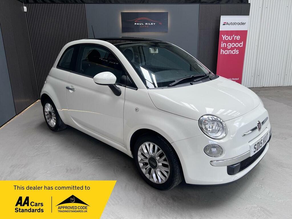 Fiat 500 1.2 Lounge Euro 6 Ss White