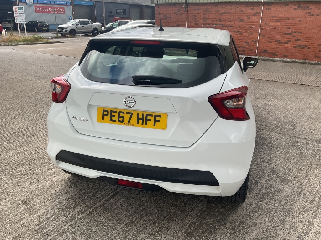 Nissan Micra Hatchback 1.0 Acenta White #4