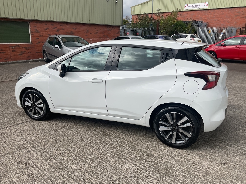 Nissan Micra Hatchback 1.0 Acenta White #3