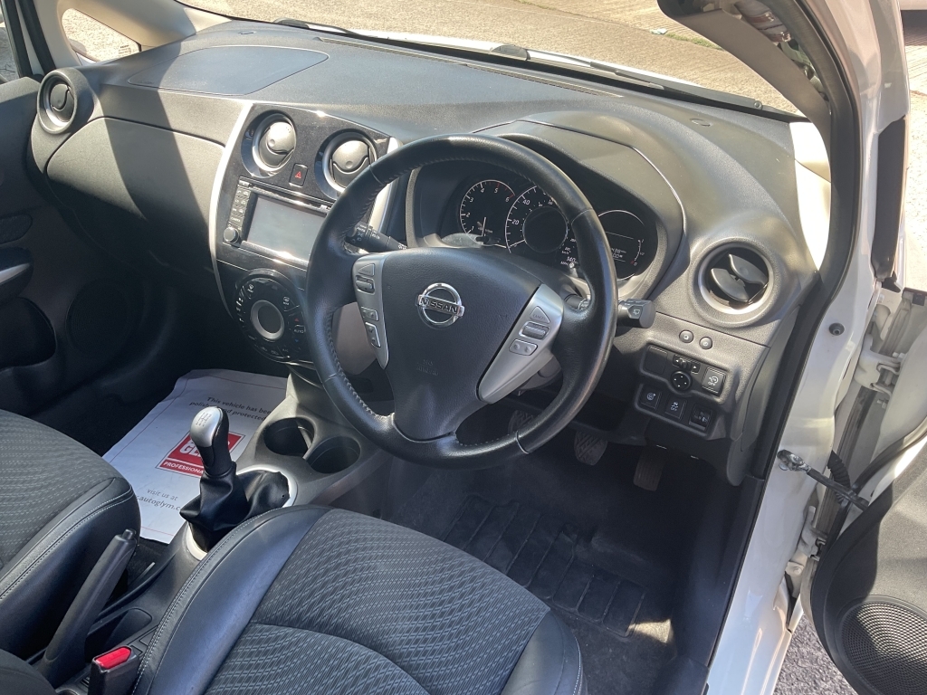 Nissan Note Mpv 1.5 Dci Tekna White #6