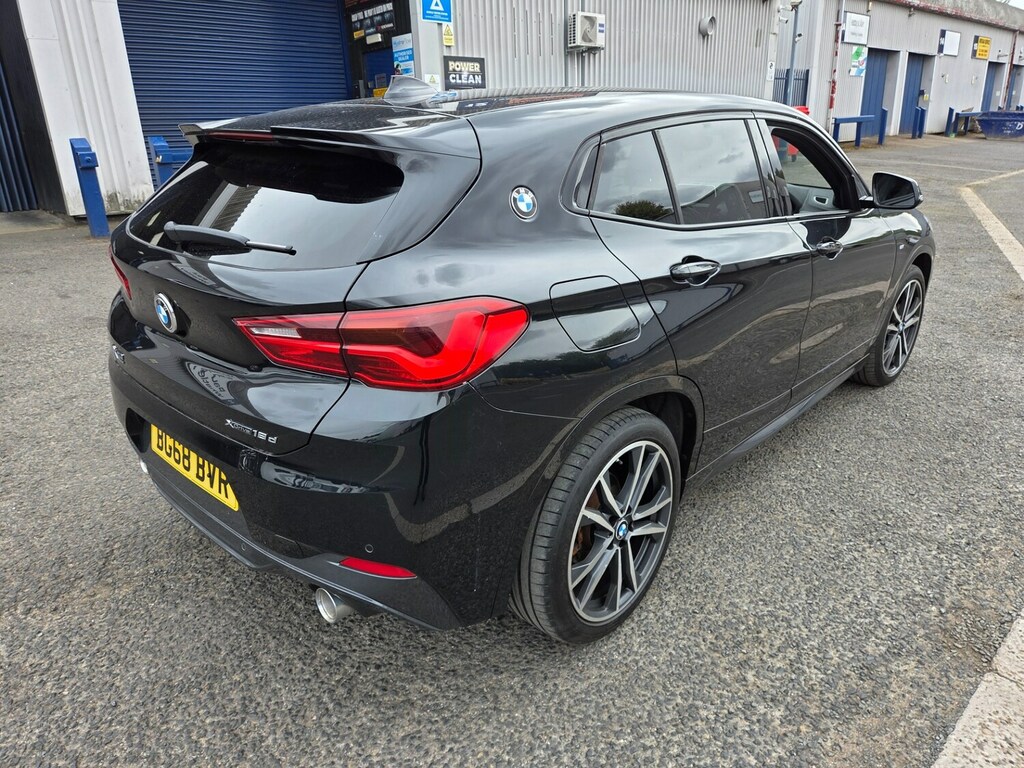 BMW X2 Xdrive 18D M Sport BG68BVR Black #5