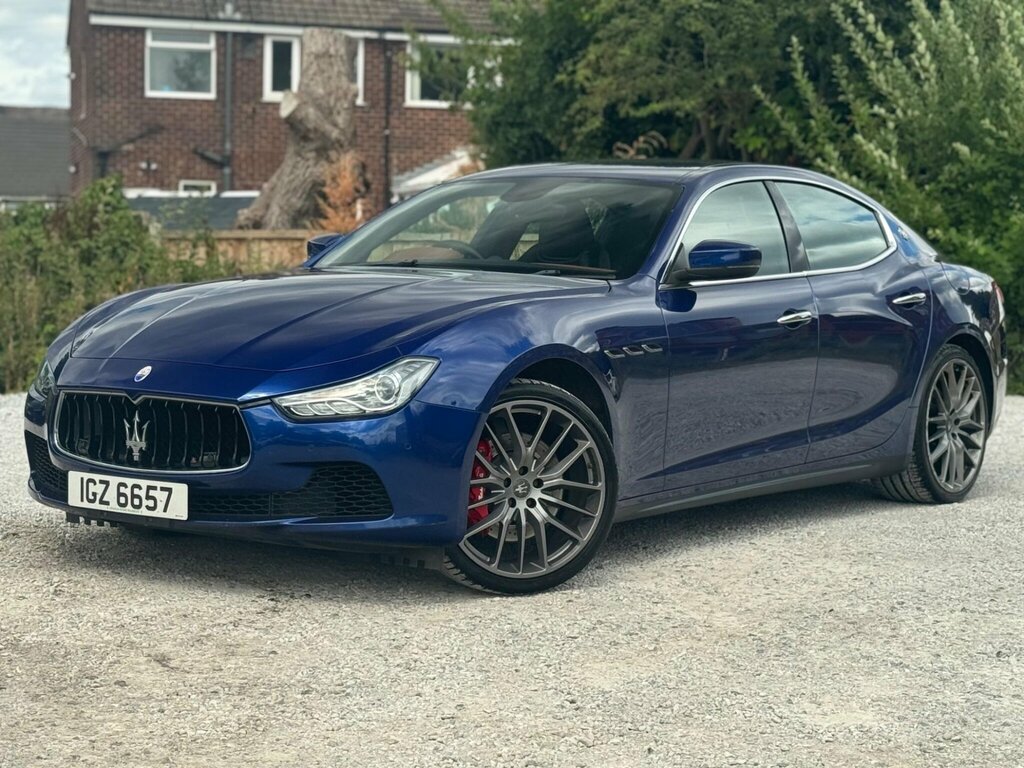 Maserati Ghibli 3.0 V6 Saloon Zf Euro 5 330 Ps Blue #3