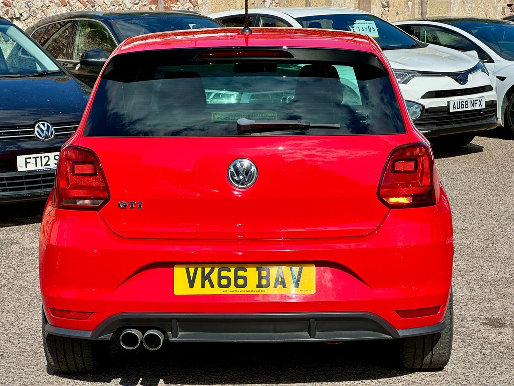 Volkswagen Polo Hatchback VK66BAV Red #6
