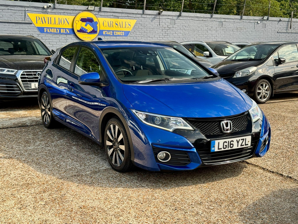 Honda Civic 1.6 I-dtec S. 20 Road Tax. Econom Red #32