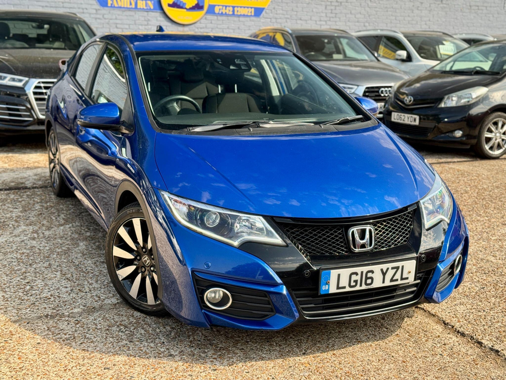 Honda Civic 1.6 I-dtec S. 20 Road Tax. Econom Red #10