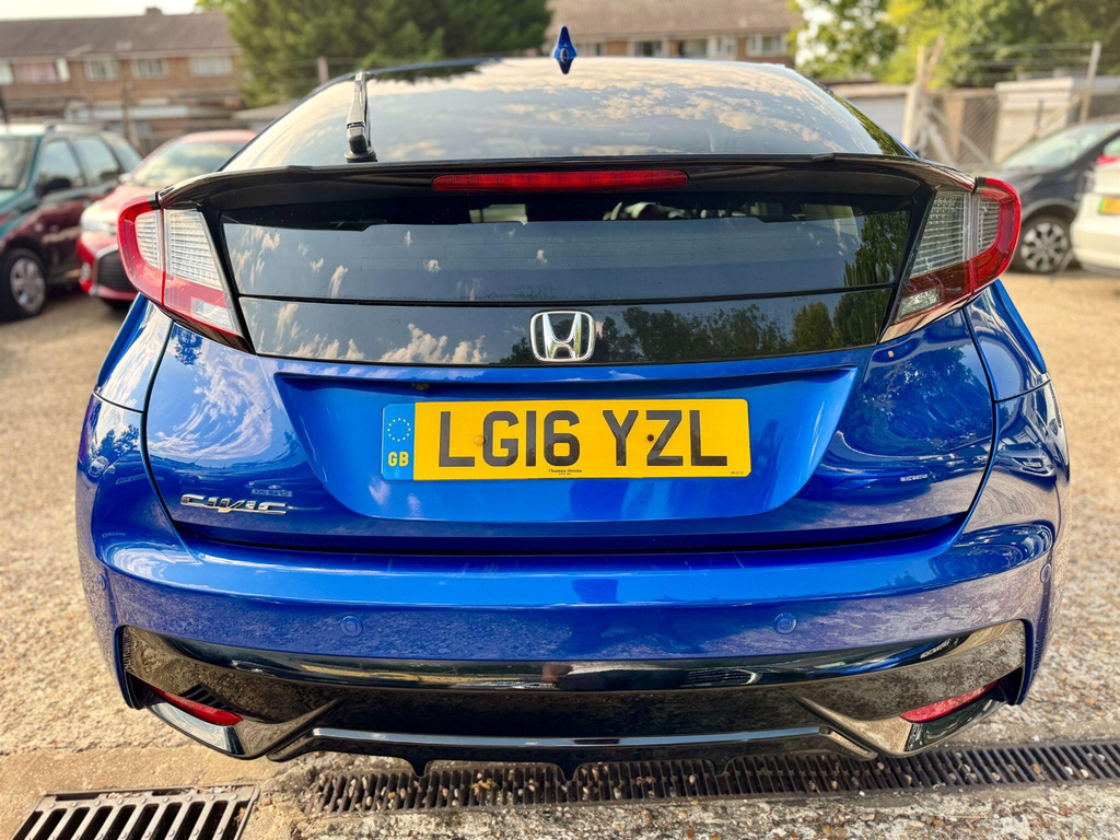 Honda Civic 1.6 I-dtec S. 20 Road Tax. Econom Red #22