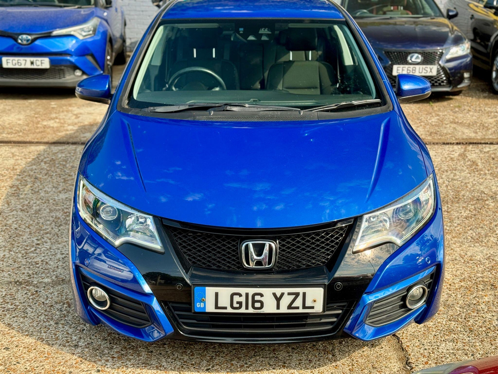 Honda Civic 1.6 I-dtec S. 20 Road Tax. Econom Red #13