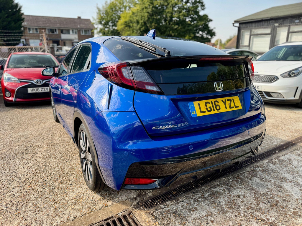 Honda Civic 1.6 I-dtec S. 20 Road Tax. Econom Red #21