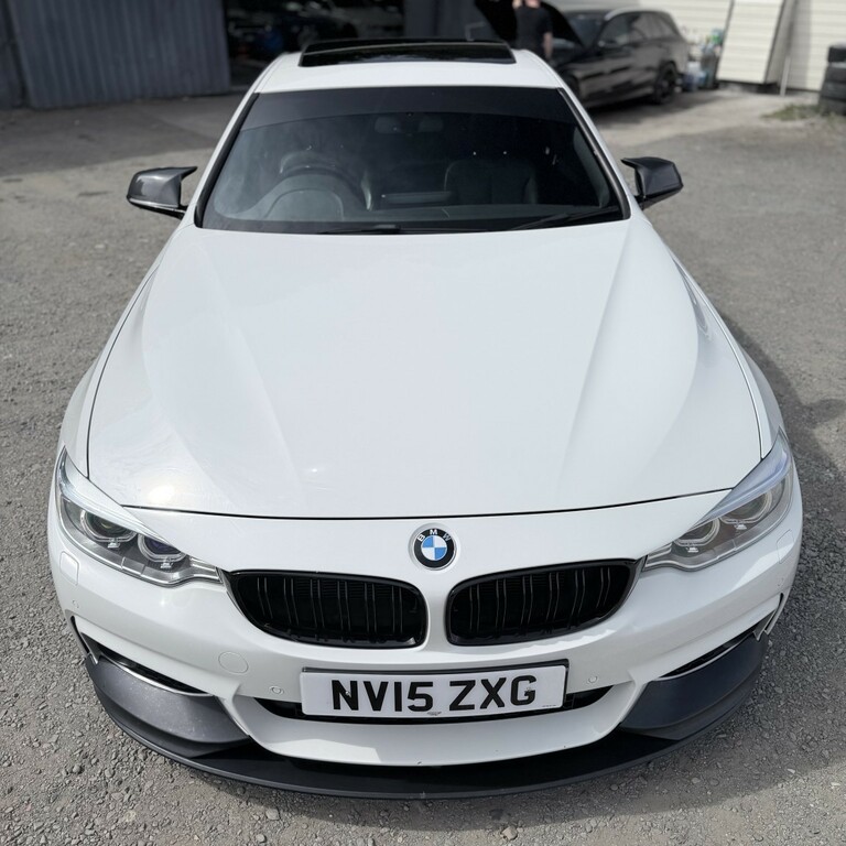 BMW 4 Series Gran Coupe 3.0 435D Xdrive M Sport Coupe White #5