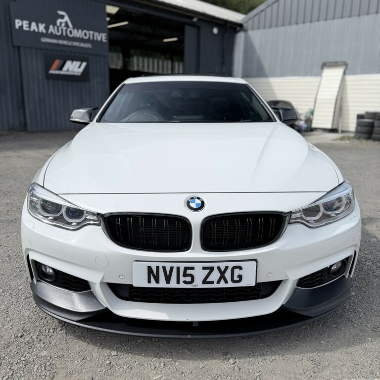 BMW 4 Series Gran Coupe 3.0 435D Xdrive M Sport Coupe White #4