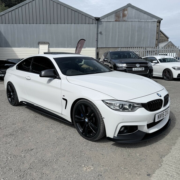 BMW 4 Series Gran Coupe 3.0 435D Xdrive M Sport Coupe White #3