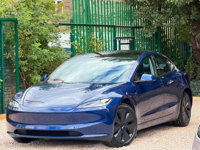 Tesla Model 3 Saloon WX75YEB Blue #3