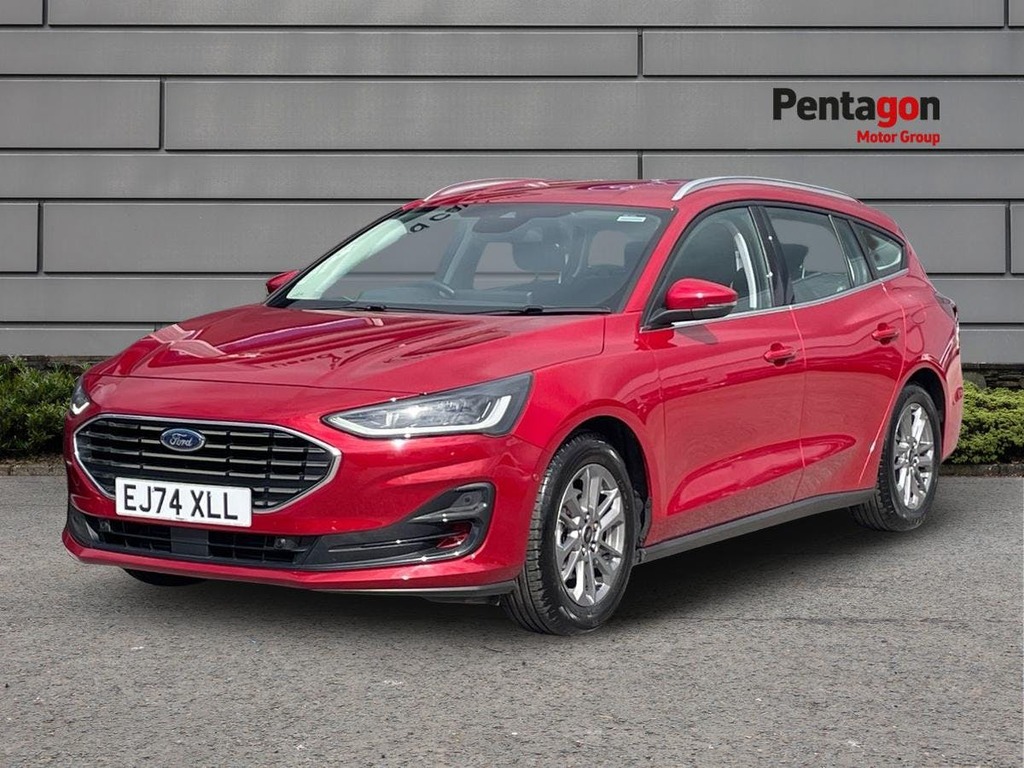 Ford Focus 1.0T Ecoboost Mhev Titanium Estate Hybr EJ74XLL Red #3