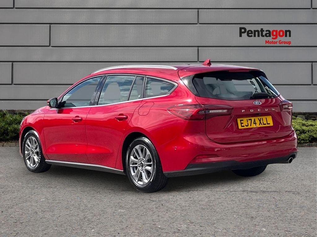 Ford Focus 1.0T Ecoboost Mhev Titanium Estate Hybr EJ74XLL Red #2