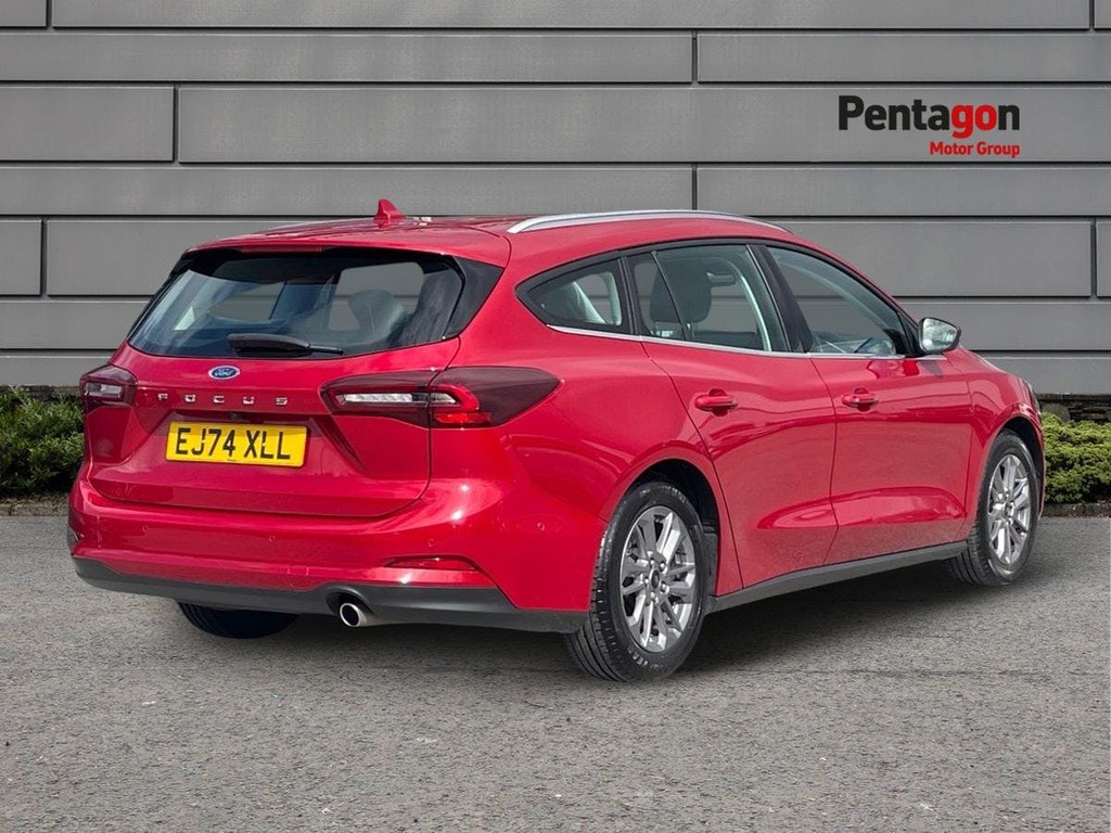 Ford Focus 1.0T Ecoboost Mhev Titanium Estate Hybr EJ74XLL Red #4