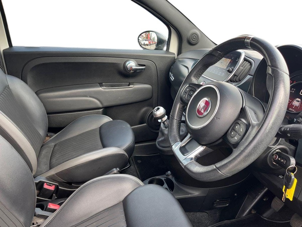 Fiat 500 1.0 Mhev Rock Star Hatchback Eur YE70HUH White #5