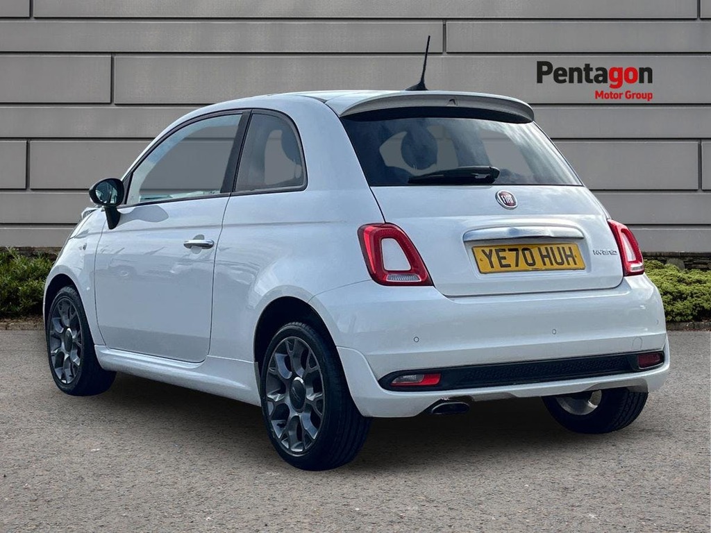 Fiat 500 1.0 Mhev Rock Star Hatchback Eur YE70HUH White #2