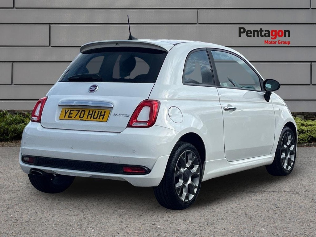 Fiat 500 1.0 Mhev Rock Star Hatchback Eur YE70HUH White #4