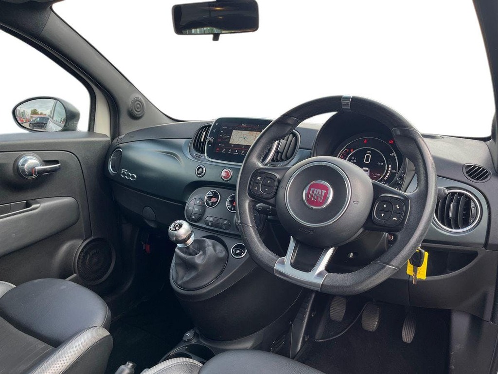 Fiat 500 1.0 Mhev Rock Star Hatchback Eur YE70HUH White #6