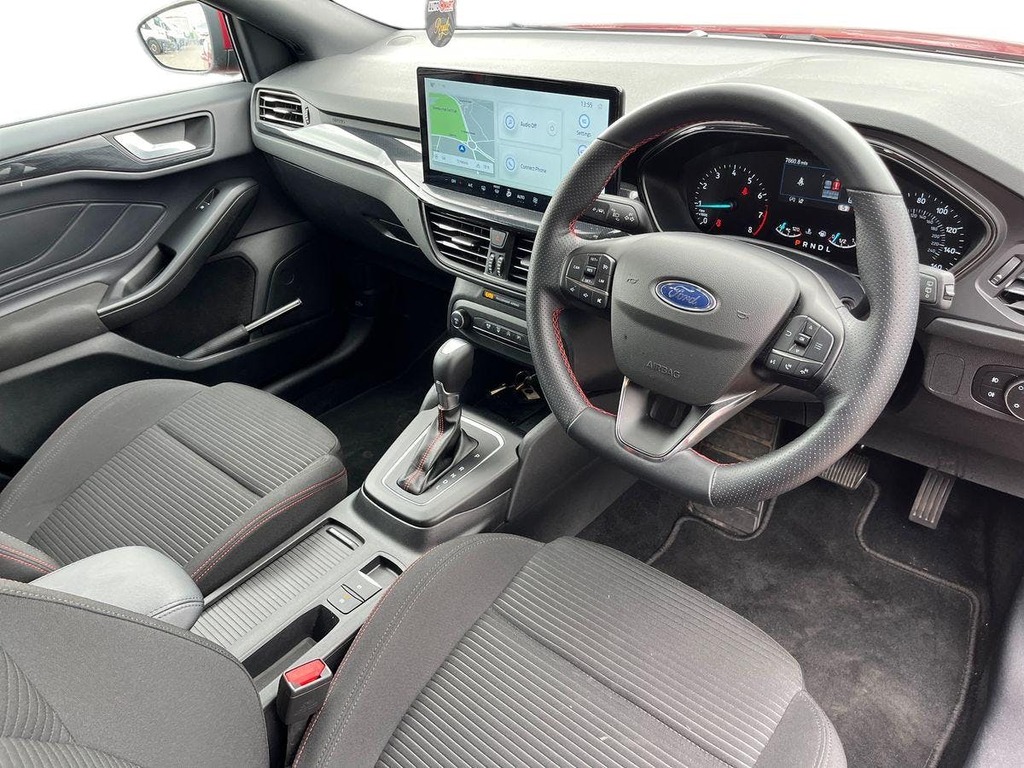 Ford Focus 1.0T Ecoboost Mhev St Line Estate Hybri MJ75YWG Red #5