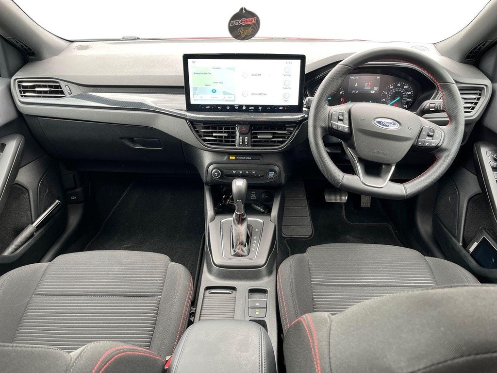 Ford Focus 1.0T Ecoboost Mhev St Line Estate Hybri MJ75YWG Red #6