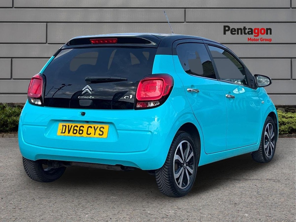 Citroen C1 1.2 Puretech Flair Hatchback Eur DV66CYS Blue #4