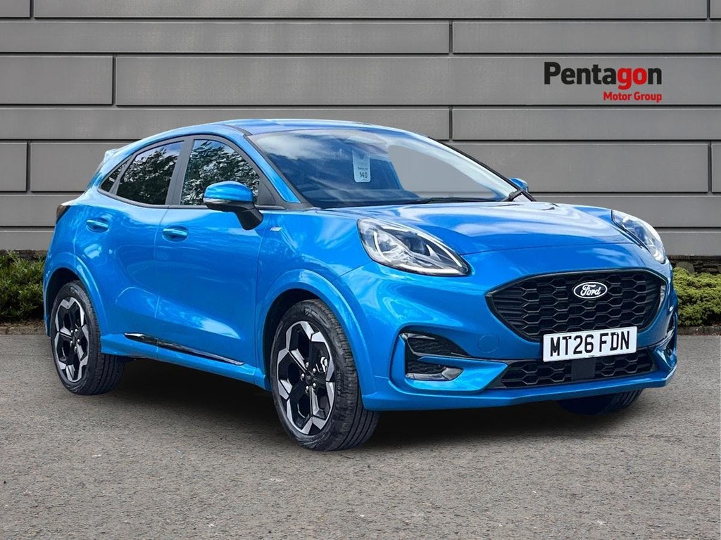 Ford Puma 1.0T Ecoboost Mhev St Line X Suv Hybrid MT26FDN Blue