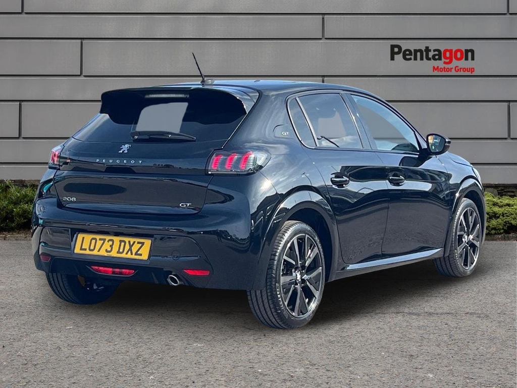 Peugeot 208 1.2 Puretech Gt Hatchback Eat Euro 6 S LO73DXZ Black #4