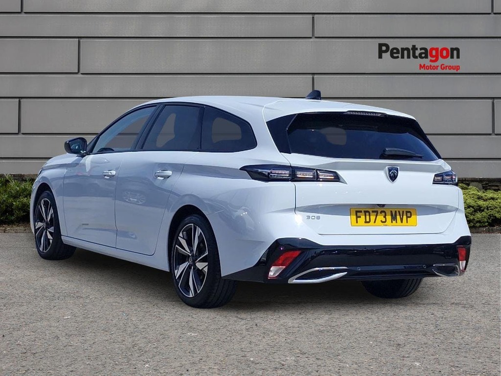 Peugeot 308 SW 1.2 Puretech Allure Estate Eat Euro 6 White #2