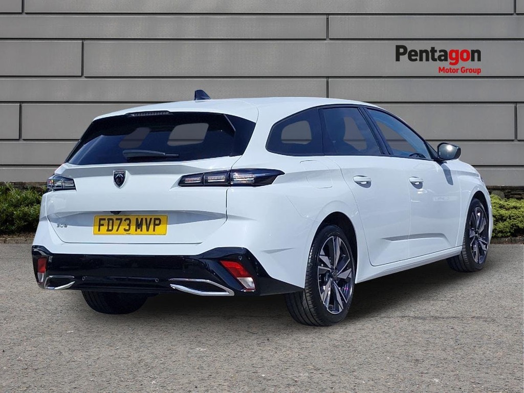 Peugeot 308 SW 1.2 Puretech Allure Estate Eat Euro 6 White #4
