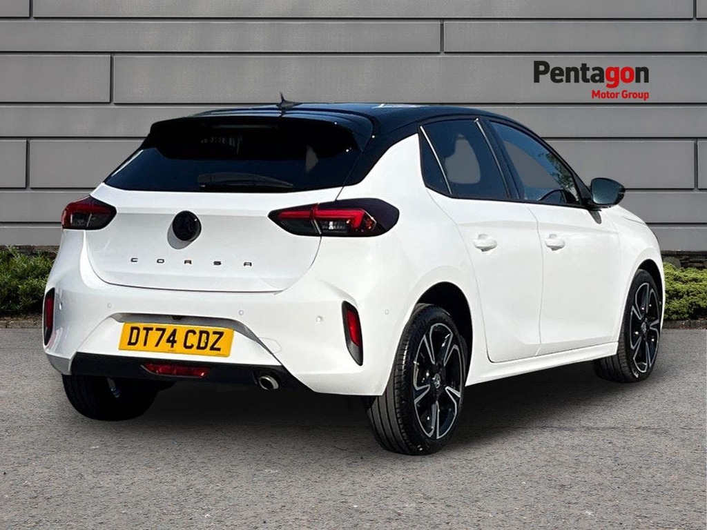 Vauxhall Corsa 1.2 Turbo Gs Hatchback Euro 6 S DT74CDZ White #4