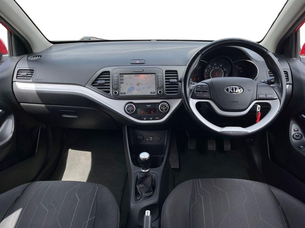Kia Picanto 1.25 3 Hatchback Euro 6 Snav FJ66VYE Red #6