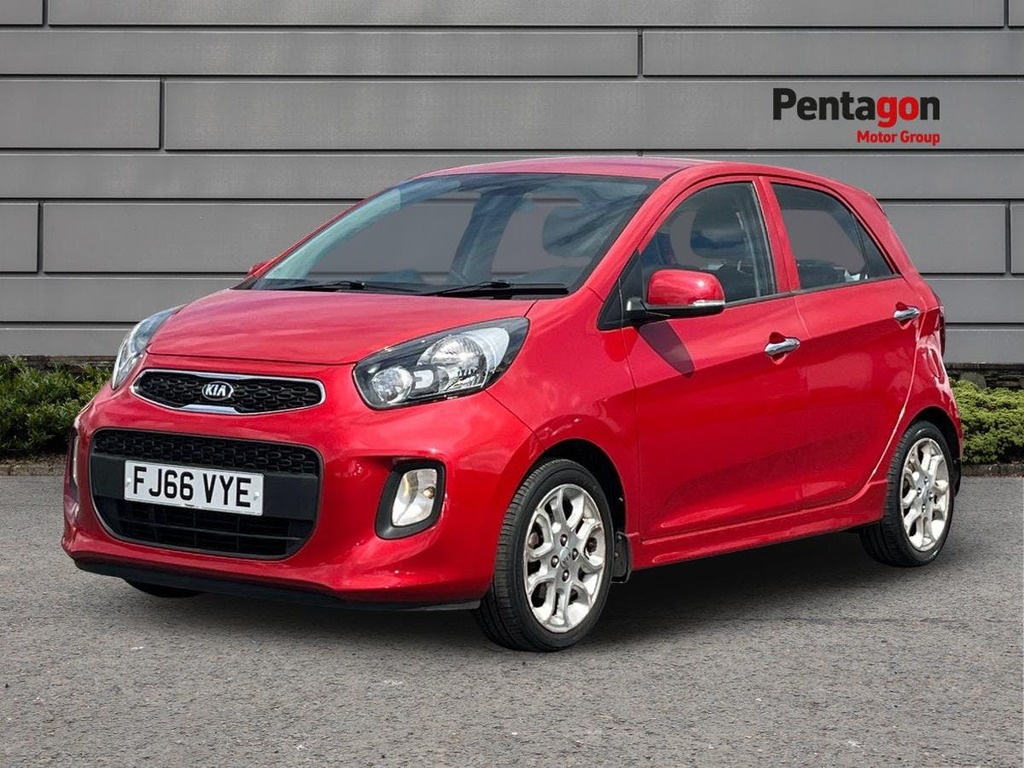 Kia Picanto 1.25 3 Hatchback Euro 6 Snav FJ66VYE Red #3