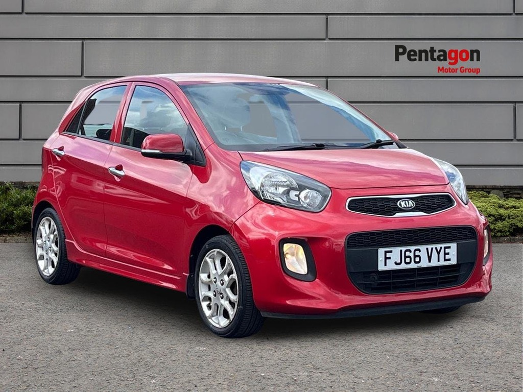 Kia Picanto 1.25 3 Hatchback Euro 6 Snav FJ66VYE Red