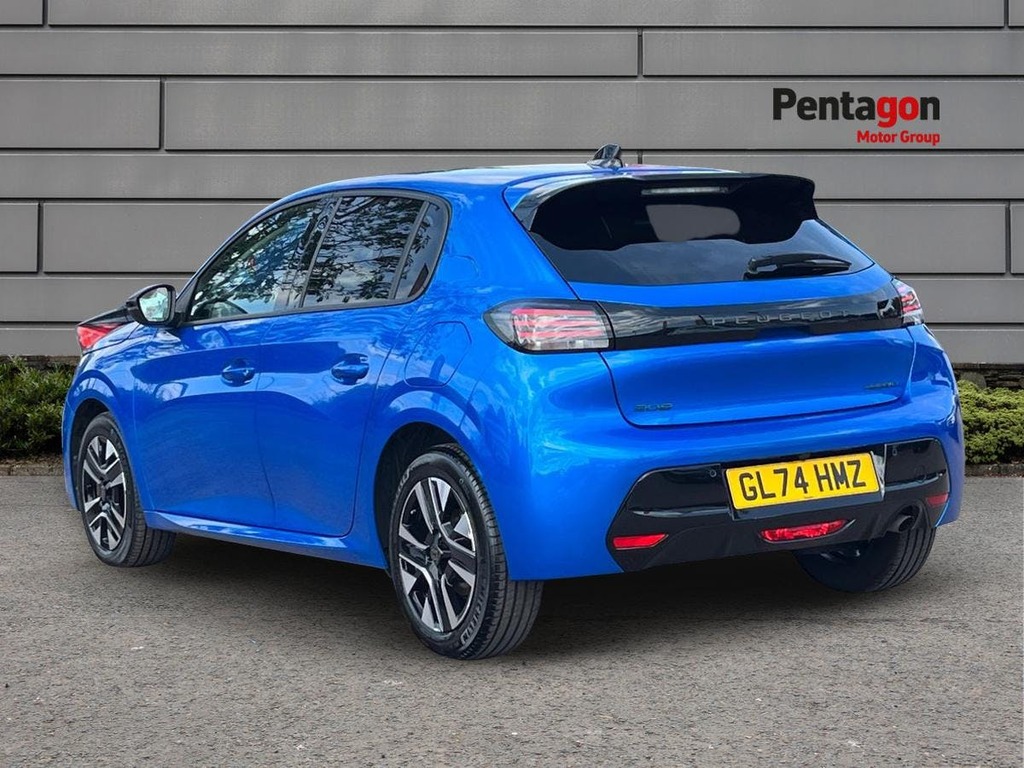 Peugeot 208 1.2 Allure Hatchback Hybrid E Dsc6 Euro GL74HMZ Blue #2