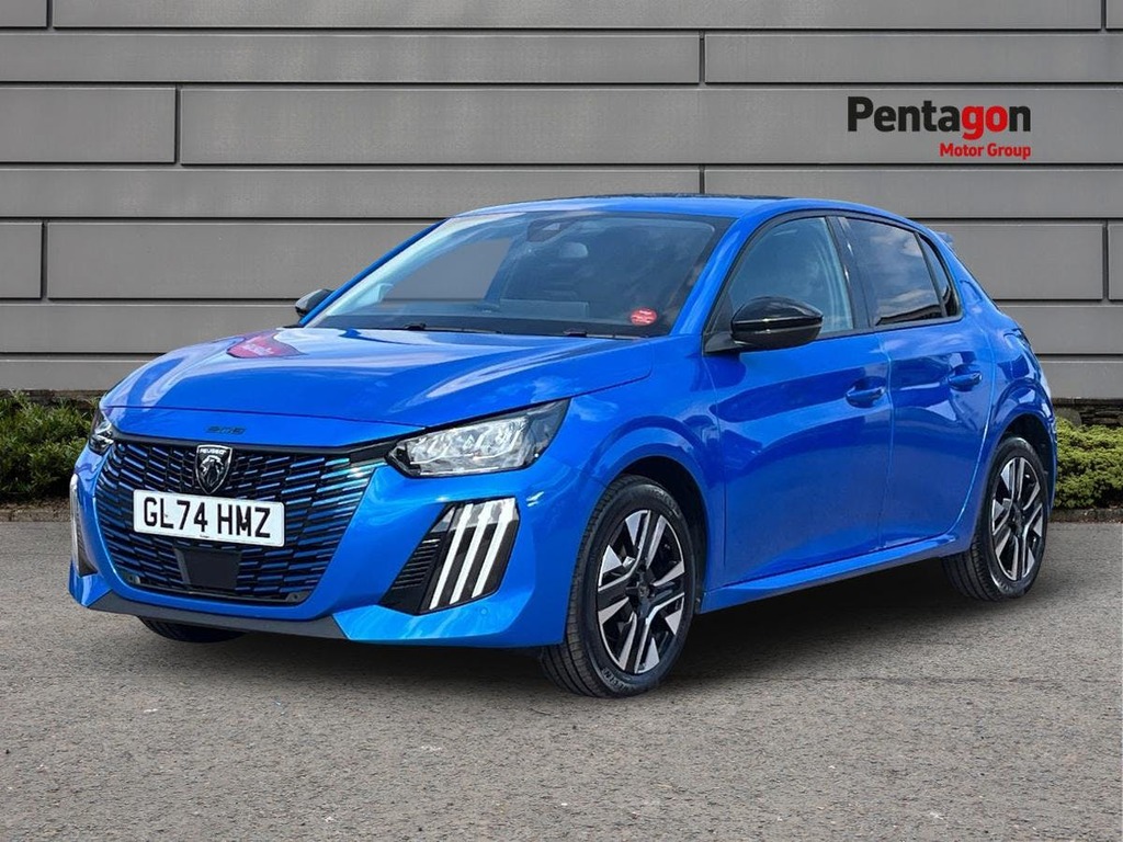 Peugeot 208 1.2 Allure Hatchback Hybrid E Dsc6 Euro GL74HMZ Blue #3