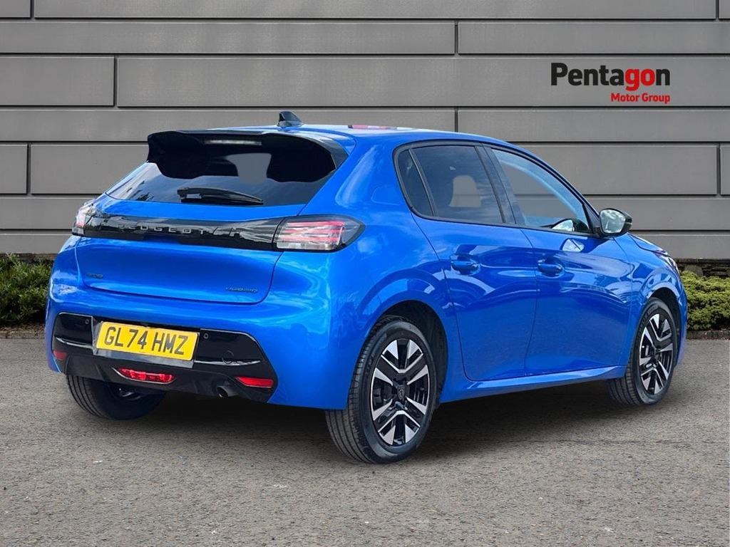 Peugeot 208 1.2 Allure Hatchback Hybrid E Dsc6 Euro GL74HMZ Blue #4