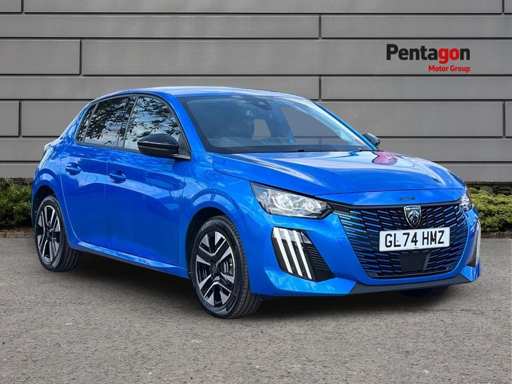 Peugeot 208 1.2 Allure Hatchback Hybrid E Dsc6 Euro GL74HMZ Blue