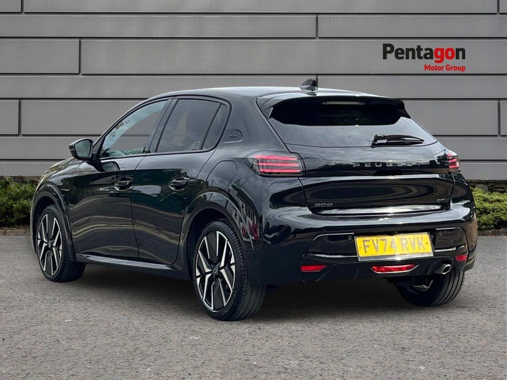 Peugeot 208 1.2 Puretech Gt Hatchback Euro 6 FV74RVK Black #2