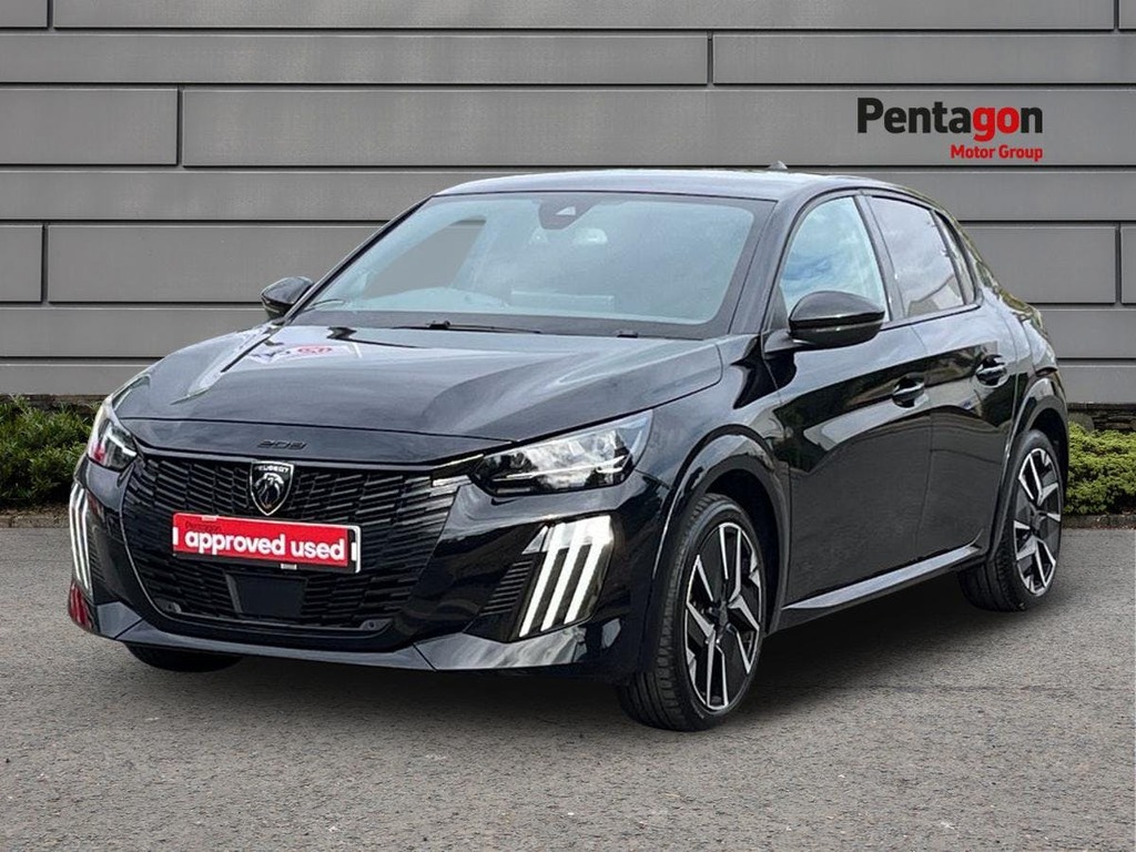 Peugeot 208 1.2 Puretech Gt Hatchback Euro 6 FV74RVK Black #3