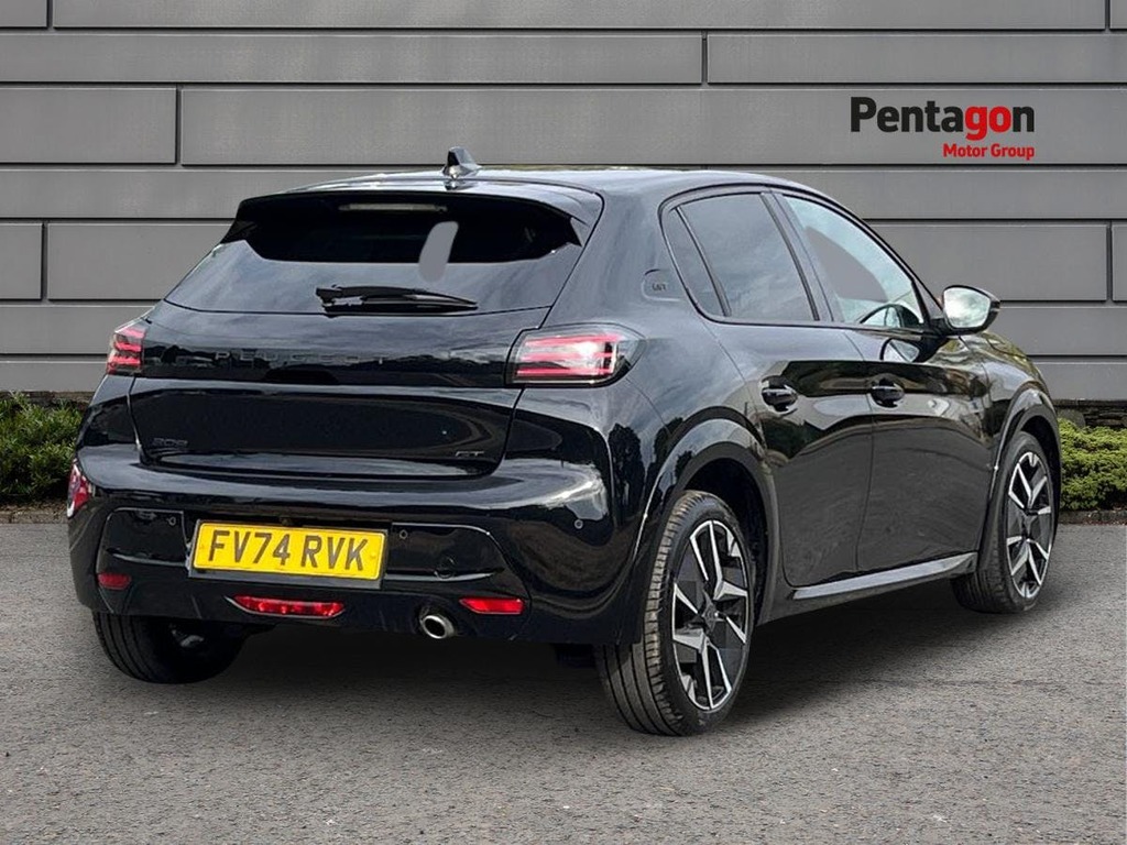 Peugeot 208 1.2 Puretech Gt Hatchback Euro 6 FV74RVK Black #4