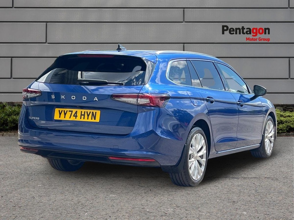 Skoda Superb 2.0 Tdi Se L Estate Dsg Euro 6 Ss 1 Blue #4